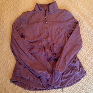 Purple Lululemon zip up! size 10